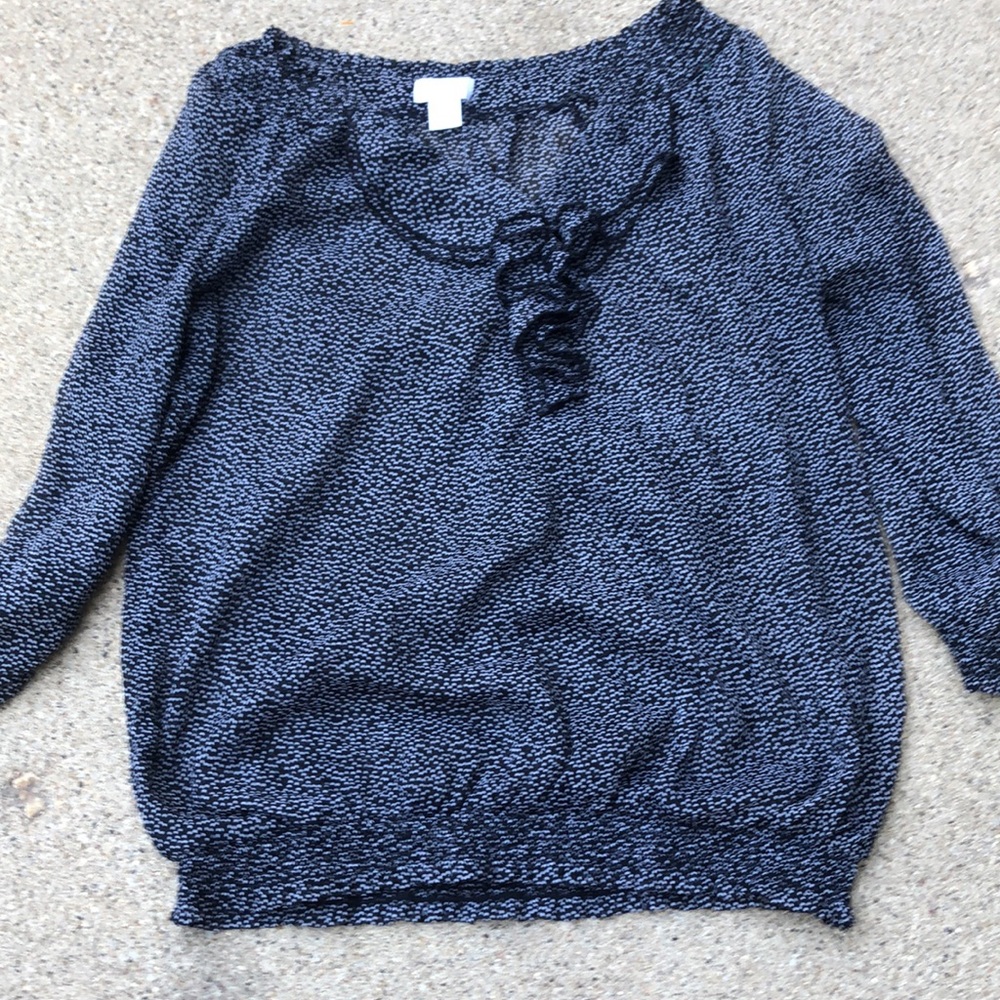 Motherhood Maternity polka dot top Size L
